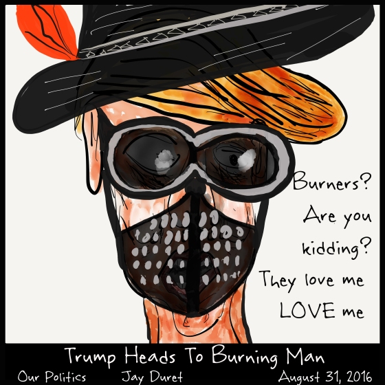 Burning Trump