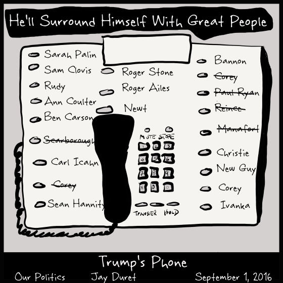 Trump's Phone September 4, 2016